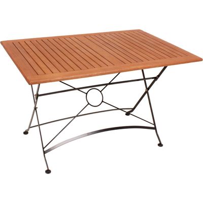 Garden Pleasure Gartentisch Wien braun rechteckig 120,0 x 80,0 x 74,0 cm