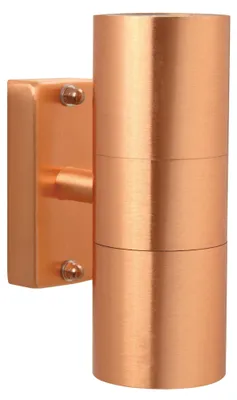 Produktbild von Nordlux Tin Double, Wandbeleuchtung für den Außenbereich, Kupfer, Kupfer, IP54, Fassade, Oberfläche