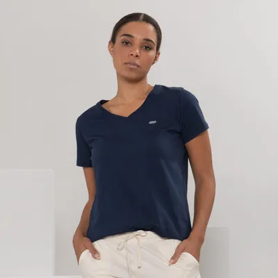 Produktbild von Damen-Schlaf-Shirt „Mara“ in Navy von Living Crafts