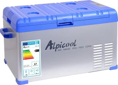 Produktbild von Compass 07090 - Kühlbox ALPICOOL mit Kompressor 30l 230/24/12V -20°C BLAU