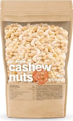 Produktbild von GymBeam - Cashewnüsse 500 g Ungesalzen
