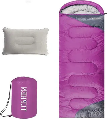 Produktbild von Schlafsäcke für Camping, geeignet für Erwachsene und Kinder – kompakt und leicht – ideal für Wanderungen und Reisen