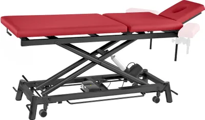Produktbild von Pader Medi Tech Elektrische Therapieliege "Ecofresh 3.0", 68 cm, 3-teilig, Bordeaux, Anthrazit