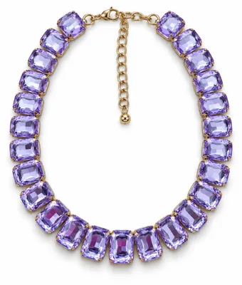 Produktbild von Halskette "Lilac Stoned" Lila Luxus Elegant  Stilvoll  Yewhang