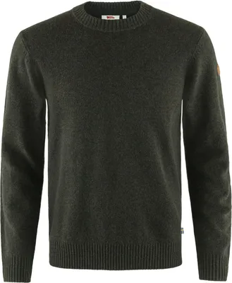 Produktbild von Fjällräven Övik Round-neck Sweater M Herren (Dark Olive) Größe 2XL