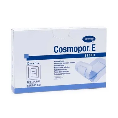 Obrázok produktu pre Hartmann Cosmopor E Sterilný absorpčný obväz 10 x 6 cm, 10 kusov
