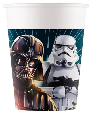 Produktbild von Papiertassen STAR WARS, 200 ml, 8 Stück.
