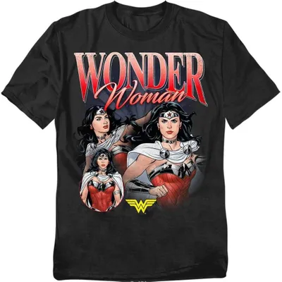 Immagine prodotto di Maglietta Wonder Woman, unisex, per uomo/donna, modello TV39977 (taglia 5XL), colore nero