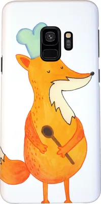 Produktbild von Mr. & Mrs. Panda Samsung Galaxy S9 Handyhülle Fuchs Koch - Weiß - Geschenk, Bäcker, Smartphone Hülle, Chefkoch, Handy Schutzhülle, Hungrig, Kochlöffel, Cover