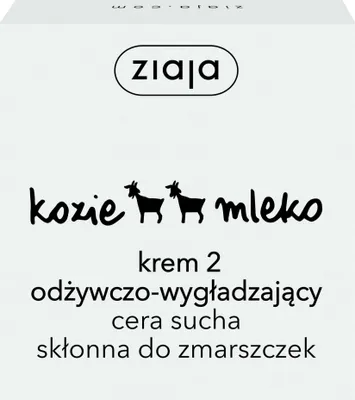 A close-up view of the packaging for Ziaja Ziegenmilchcreme 2.