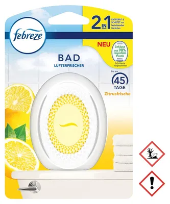 Zdjęcie produktu dla Febreze Odświeżacz powietrza do łazienki Cytrusowa Świeżość 1 sztuka, 7,5 ml