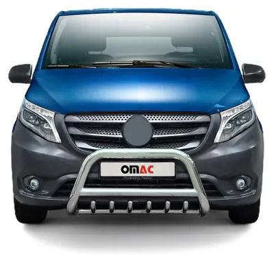 Produktbild von Frontbügel Frontschutzbügel für Mercedes Vito W447 2014-2025 Stahl ABE Silber