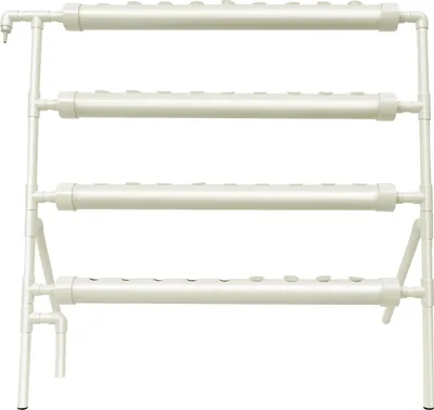 Immagine prodotto di Supporto per coltivazione idroponica, 4 livelli, pompa dell'acqua integrata, BIANCO
