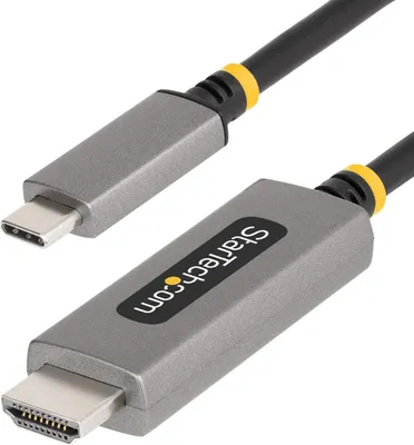 Produktbild von StarTech.com Cable USB-C zu HDMI Adapter de 3m - 8K 60Hz - 4K 144Hz - HDR10 - Cable Konverter USBUSB Type-C zu HDMI 2.1 - Kompatibel mit Alt Mode von DP über USB-C/USB4/Thunderbolt 3/4 (136B-USBC-HDMI213M)