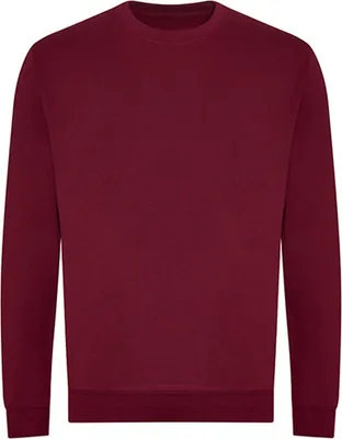 Produktbild von Just Hoods JH230 | Herren Sweat, Organic Sweat, Baumwolle - Farbe: Burgundy - Größe: S