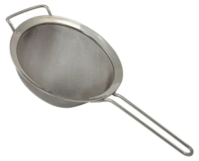 Produktbild von Küchensieb, Mehlsieb, Stielsieb, Edelstahlsieb, div. Größen, Gewebe: fein