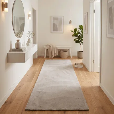 Produktbild von Super Soft Hochflor Läufer Livorno Grau, Größe:80x320 cm