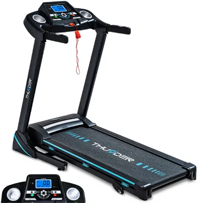 Obrázek produktu pro Běžecký pás Thunder ICON BLACK 115x42cm 17km/h FitShow skládací Bluetooth