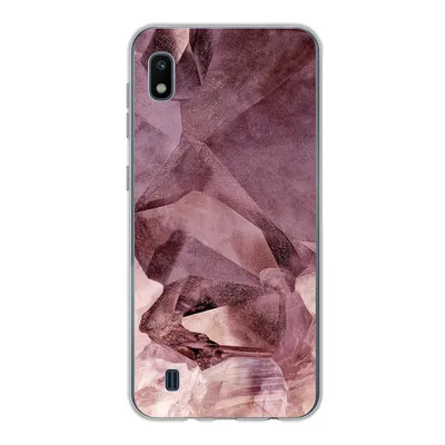 Produktbild von MuchoWow® Handyhülle Schutzhülle Hülle für Samsung Galaxy A10 Kristalle - Natursteine - Edelsteine und Mineralien Silikon Softcase Handy Hülle - Schutzhülle