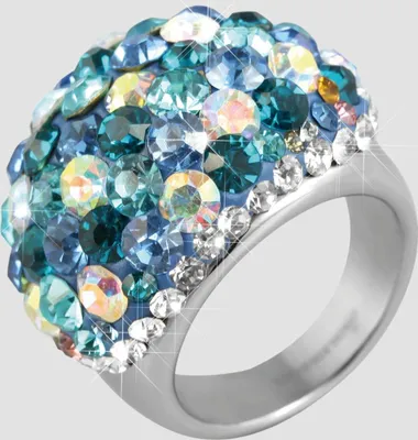 Produktbild von Akzent Damen-Ring aus Edelstahl