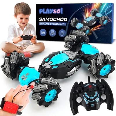 Produktbild von PlaySo GS168 Blaues ferngesteuertes RC-Auto