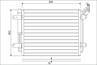 Produktbild von VALEO 814091 Kondensator Klimaanlage Klimakondensator für VW TIGUAN (5N)