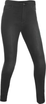 Produktbild von LANGER HOSE JEGGINGS, OXFORD, Damen (Leggings mit Polyamid®-Futter, schwarz, Größe 14/30)