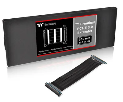 Obrázok produktu pre Thermaltake AC-045-CN1OTN-C1, Pcie, Pcie, PCIe 3.0, Čierna, Šedá, 0,3 m, -20 - 80 °C