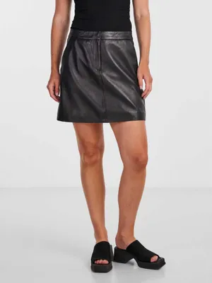 Produktbild von Yas Lyma Kurzer Rock Mit Hoher Taille Schwarz M Frau Schwarz M