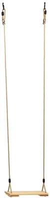 Image de Planche de balançoire en bois pour enfants, réglable jusqu'à 100 kg