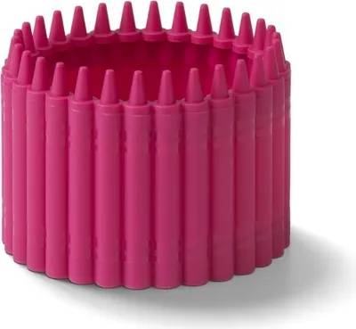 Image de Plateau pour crayons de couleur, rose - polypropylène - Crayola