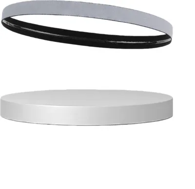 Produktbild von INF Silikon Anti-Rutsch Sport Stirnband - Hochelastisch, Feuchtigkeitstransport Grau