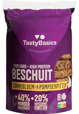Obrázok produktu pre Poleva TastyBasics so slnečnicovými a tekvicovými semienkami, 184 g – chrumkavá a lahodná