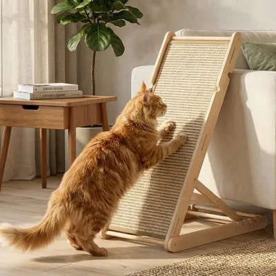 Produktbild von Solidchoice – Katzenkratzbaum in L-Form, 80 cm