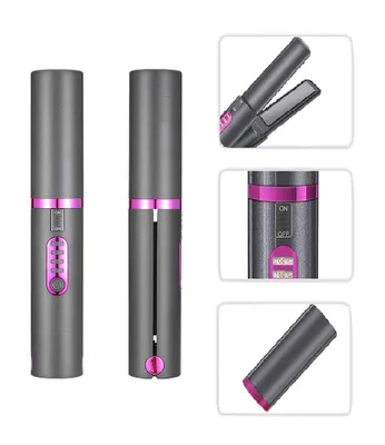 Produktbild von Glätteisen Kabelloser Haarglätter,Tragbar,3 Temperaturstufen,4800mAh,Glättbürste