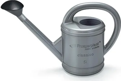 Produktbild von PROREGAL Gießkanne aus Plastik 5 Liter Grau
