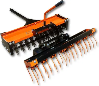 Produktbild von Rasenlüfter für Rasentraktor Vertikutierer Rasenlüfter mit Rasenstriegel 100cm