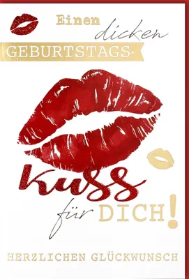 Produktbild von Geburtstag - Glückwunschkarte im Format 11,5 x 17 cm mit Umschlag