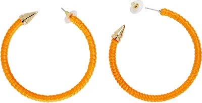 Produktbild von Orange Neon Creolen 80er 90er Disco