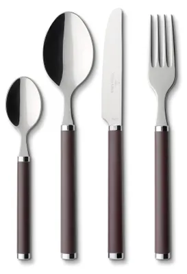 Produktbild von Villeroy & Boch 24-tlg. Tafelbesteck Play! Chocolate Brown
