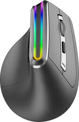 Obrázok produktu pre INF Bezdrôtová vertikálna myš Bluetooth s 3 režimami, ergonomická myš RGB