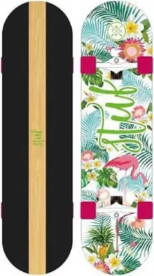 Produktbild von Stuf JEWEL 2 Skateboard 31"x 8" Erwachsene schwarz beige