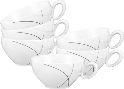 Produktbild von Seltmann Weiden Trio Highline Teetasse 0,21 l 6er Set