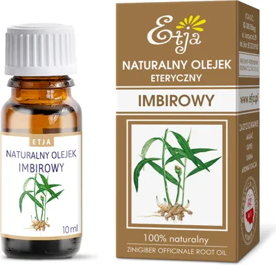 Produktbild von Etja Natürliches Ingweröl Ätherisch, Reines Gingeröl 10 ml