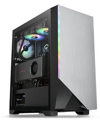 Produktbild von H550 TG ARGB (schwarz, Tempered Glass)