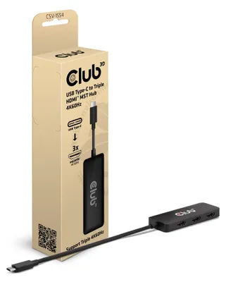 Immagine prodotto di Club3d CLUB3D CSV-1554 hub di interfaccia USB Tipo-C Nero
