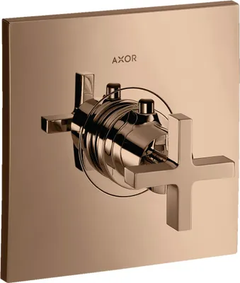Produktbild von hansgrohe AXOR Citterio Thermostat 59 l/min Highflow Unterputz, Kreuzgriff, 39716300