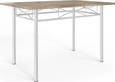 Image de Ensemble table à manger et 4 chaises, finition chêne, design moderne
