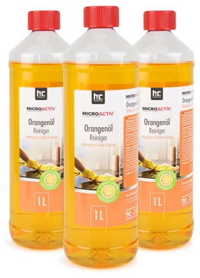 Produktbild von 3 x 1 L Microactiv® Orangenöl Reiniger Konzentrat