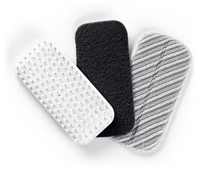 Immagine prodotto di CLEANmaxx Accessori di ricambio 3 pezzi per spazzola di pulizia - grigio/bianco/nero